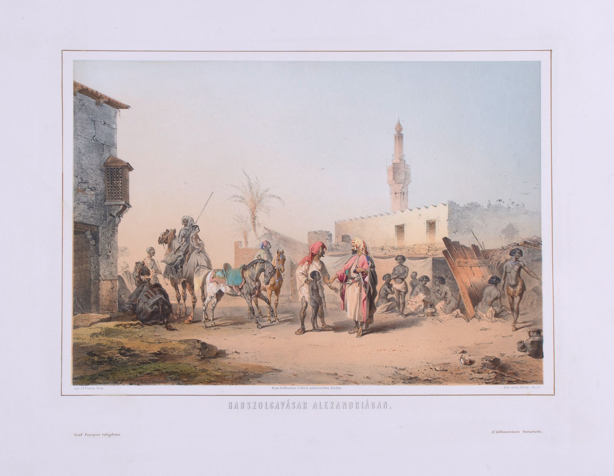 A mixed group of prints of Egypt, views of classical and modern Egypt, temple ruins, street scenes - Image 2 of 3