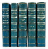 Austen (Jane) - The Novels, edited by R.W.Chapman, 5 vol.,   one of 1000 large paper sets,