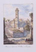 A large mixed group of prints of the Near and Middle East, including views of Baalbec, Palmyra,