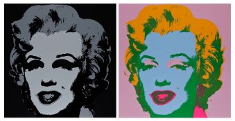 Marilyn, 2 screenprints in colours from the series, with the Sunday B  (1928-1987 ,  after  )