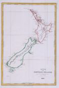New Zealand.- Tardieu (Ambroise) - Carte de la Nouvelle-Zélande, for Dumont D'Urville's Voyage