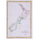 New Zealand.- Tardieu (Ambroise) - Carte de la Nouvelle-Zélande, for Dumont D'Urville's Voyage