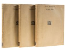 Hardy (Thomas) - The Dynasts, 3 vol.,   one of 525 large paper copies signed by the author  ,