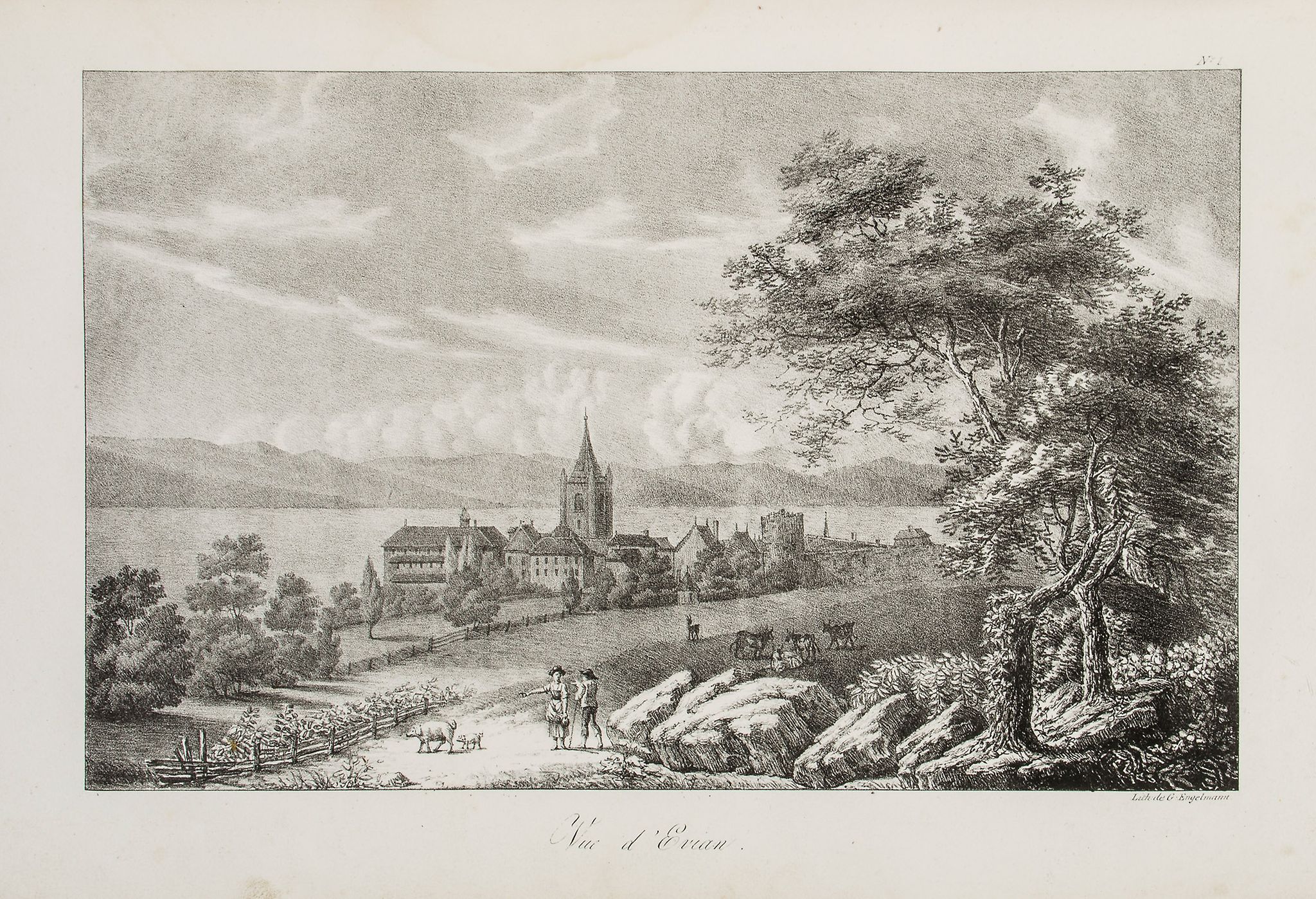[Manget (Jacques-Louis)] - Voyage pittoresque autour du Lac de Genève,  half-title, engraved map, 11