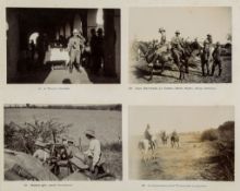 Wiele's Studio. - Southern Provinces Mounted Rifles, two photograph albums,  comprising 88 gelatin