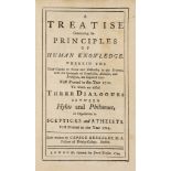 Berkeley (George) - A Treatise concerning the Principles of Human Knowledge,  first collected