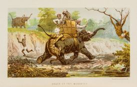 The Highlands of Central India , 2 tinted and 4 chromolithographed plates  ( Capt.   J.)   The