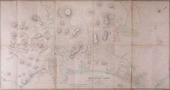 McCallum (Capt. H.E.) - Map of Singapore Town, shewing building allotments & registered numbers of