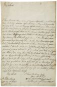 Letter signed to the Earl of Buchan,1p., folio, St  (Yekaterina Romanovna Vorontsova-Dashkova,