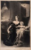 Cousins (Samuel) - Portrait of Harriet, Duchess of Sutherland, after Sir Thomas Lawrence,