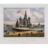 Daziaro (J.) Publisher. - A group of 4 views of Moscow, including Basilique de Saint Basile, L