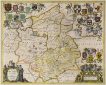Cambridgeshire.- Blaeu (Johannes) - Cantabrigiensis Comitatus, Cambridgeshire  engraved map,