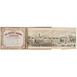 Grand Architectural Panorama of London, Regent Street to Westminster Abbey,   wood-engraved panorama