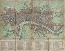 Sayer (Robert) and John Bennett. - The London Directory, or a New & Improved Plan of London,