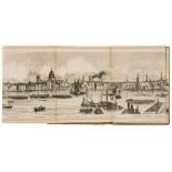 Pictorial Times (The).- - The Grand Panorama of London, from the Thames,  wood-engraving on three
