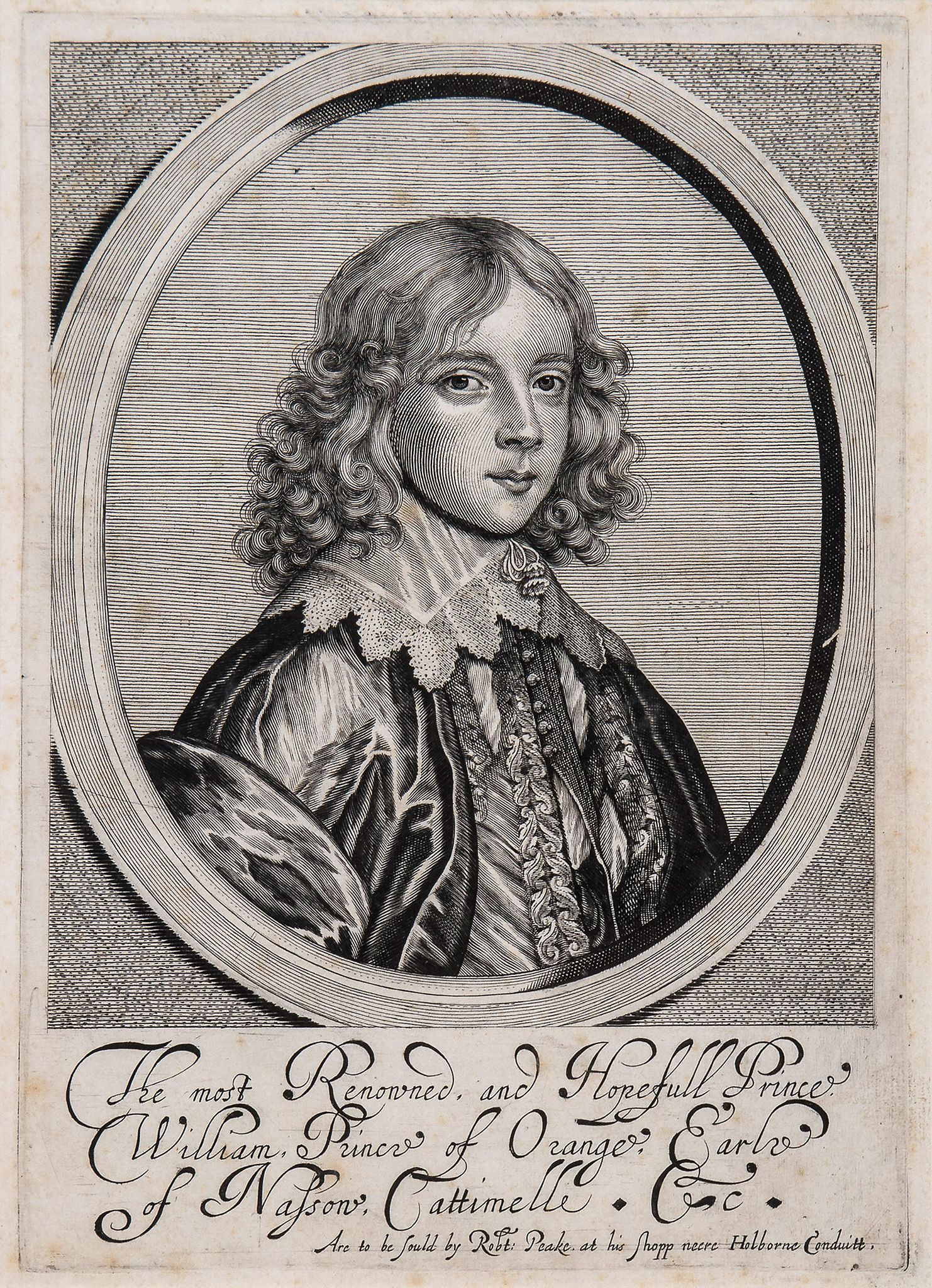 Faithorne (William) - The Most Renowned and Hopefull William, Prince of Orange, Earl of Nassow;  The - Image 3 of 3