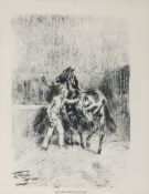 Edwards (Lionel) - A group of 8 small equestrian prints  monochrome offset lithographs, probably