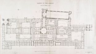 Office of H. M. Works and Public buildings - Houses of Parliament, plan of ground story