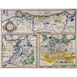 Ortelius (Abraham) - A group of 6 maps of central and northern Europe, including Pomeraniae,