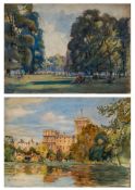 Barraud (Cyril Henry) - A group of 6 watercolour views of London, Kensington Gardens, the
