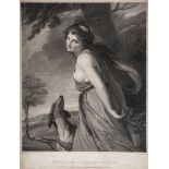 Houston (Richard) - Mary, Duchess of Ancaster, after Sir Joshua Reynolds, represented as portrait