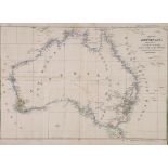 Australia.- Basire (James) - Map of Australia, Compiled from the Nautical Surveys, Made by Order