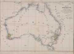 Australia.- Basire (James) - Map of Australia, Compiled from the Nautical Surveys, Made by Order