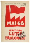 Posters.- Atelier Populaire. - Posters from the Revolution Paris, May 1968,  colour full-page