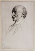 Hardy (Thomas).- Strang (William) - Thomas Hardy, 1920, three-quarter profile, bust-length, portrait