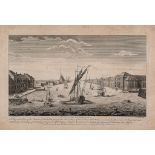 Sayer (Robert) - A group of 6 views of St Petersburg,  engravings on laid paper with Villdary