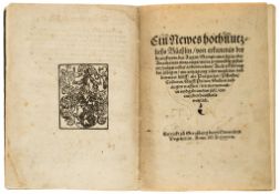 Fuchs (Leonhard) - Alle Kranckheyt der Augen,  first edition ,  32pp., woodcut device on title,