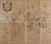Bowles & Carver. Publishers. - Bowles's New Four-sheet Map of the World on Mercator's Projection,
