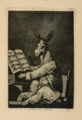 Goya y Lucientes (Francisco Jose de) - Los Caprichos,  7th edition, 80 etchings with aquatint on
