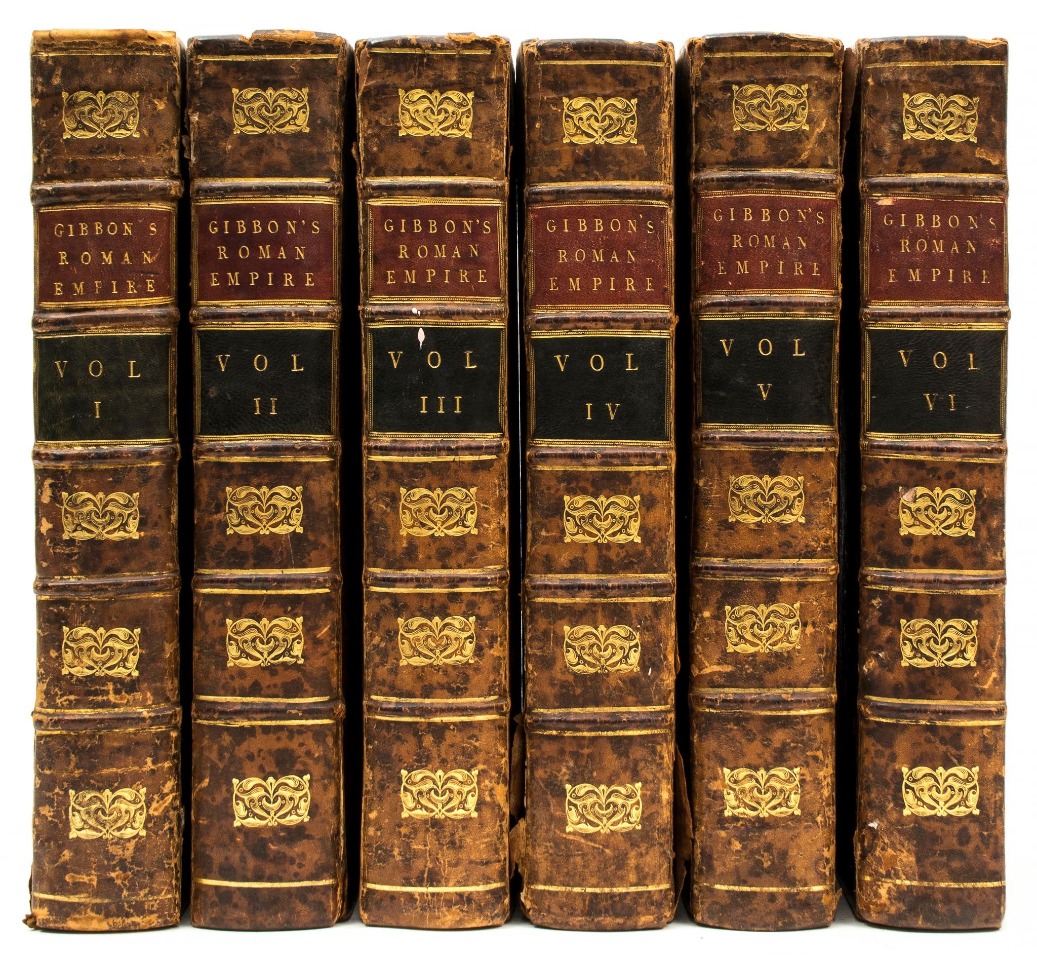 Gibbon (Edward) - The History of the Decline and Fall of the Roman Empire, 6 vol.,   first - Image 2 of 2