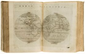 Ptolemaeus (Claudius) - La Geografia, edited by Girolamo Ruscelli,   titles with woodcut printer's