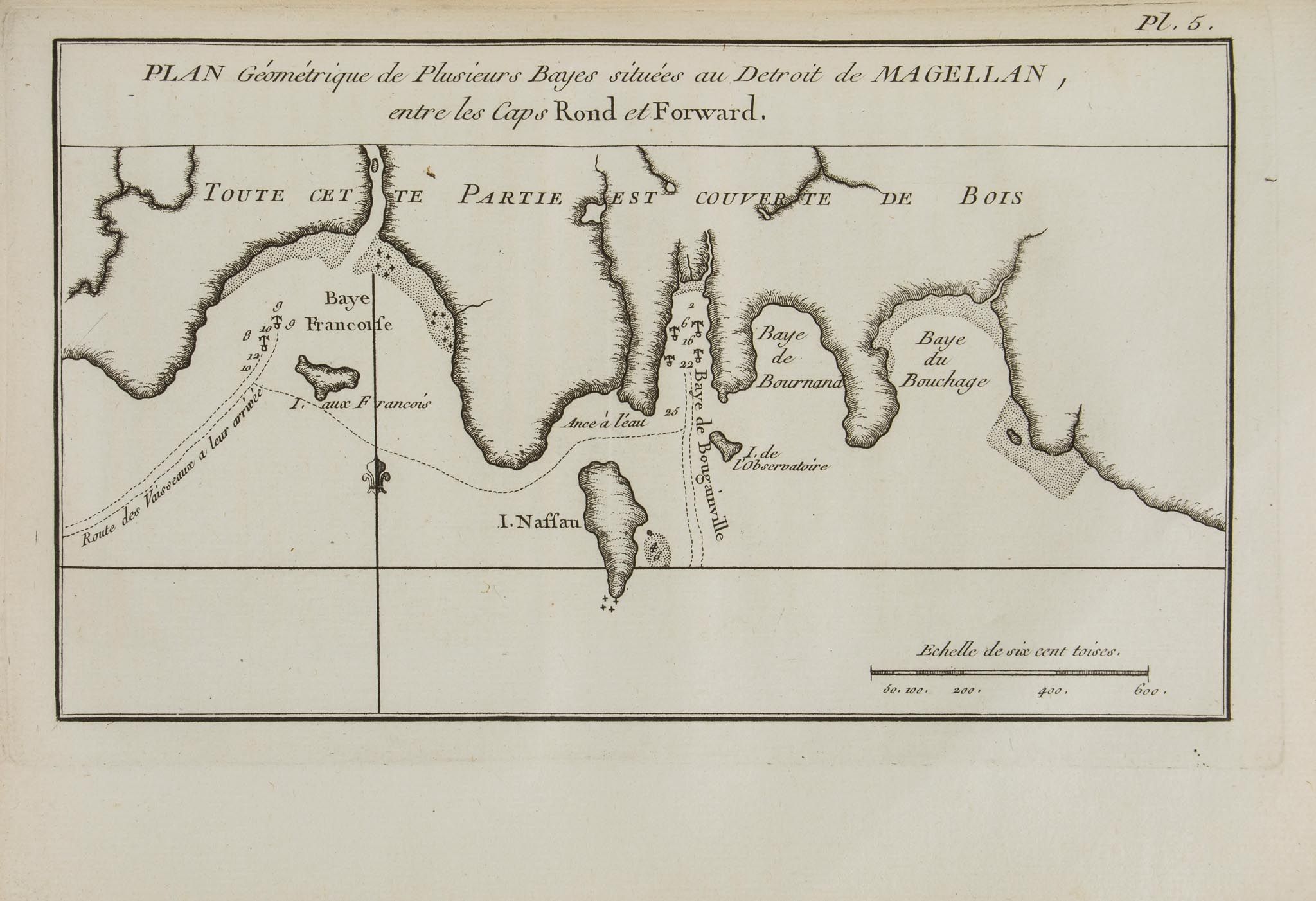 Bougainville (Louis Antoine de) - Voyage autour du Monde...,  first edition  ,   half-title, 20