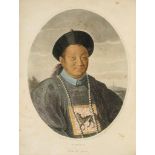 Barrow (John) - Travels in China,  second edition  ,   hand-coloured aquatint portrait