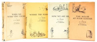 Milne (A.A.) - [The Christopher Robin Books], 4 vol.,   comprising   When We Were Very Young,