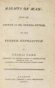 Paine (Thomas) - Rights of Man: Being an Answer to Mr. Burke's Attack on the French Revolution,