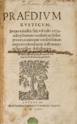 [Estienne (Charles)] - Praedium Rusticum,  first edition  ,   title with woodcut printer's device,