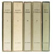 Petrides (Paul) - L'Oeuvre Complet de Maurice Utrillo, 5 vol.,   each one of 1000 copies,