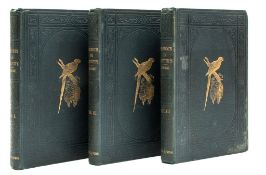 Greene (W.T.) - Parrots in Captivity, 3 vol.,   first edition,     81 wood-engraved plates printed