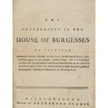 Gunpowder Incident.- Proceedings of the House of Burgesses of Virginia  Gunpowder Incident.-