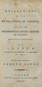 Burke (Edmund) - Reflections on the Revolution in France,  first edition, ?first impression ,  with