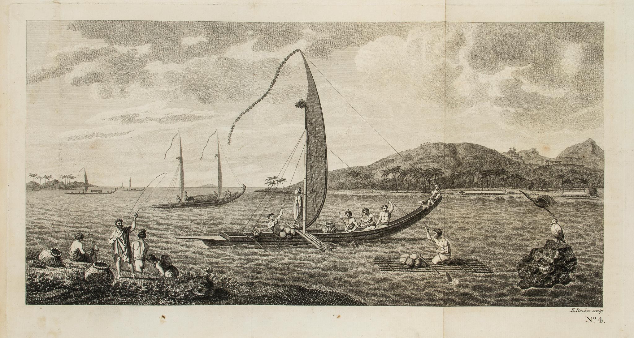 .- Hawkesworth [ First Voyage ] An Account of the Voyages Undertaken…for...  ( Captain   James).- - Image 3 of 3