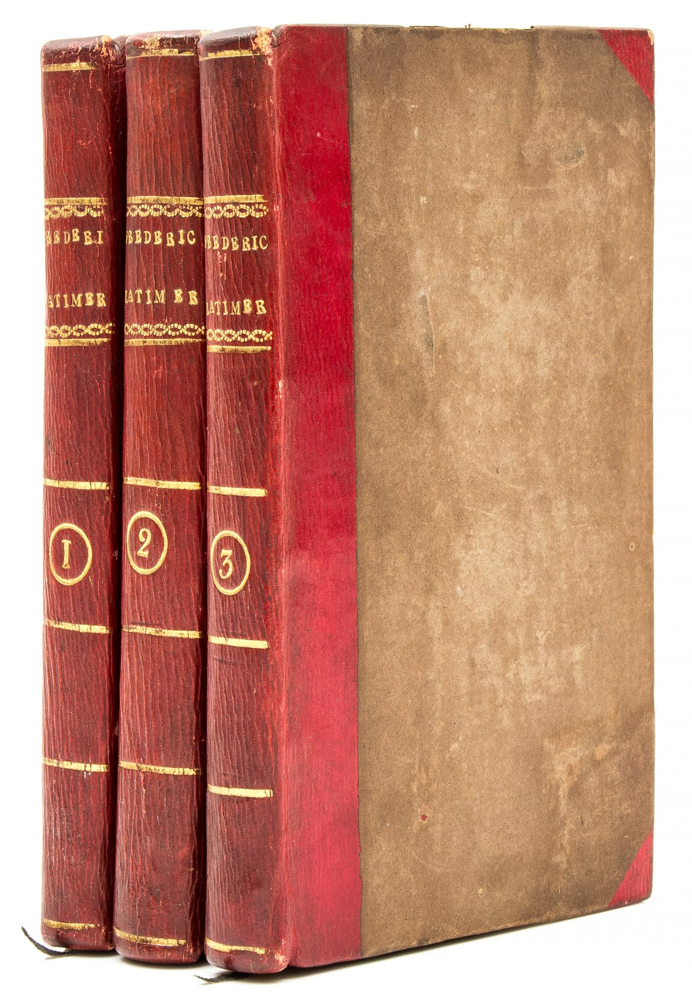 [Lemaistre (John Gustavus)] - Frederic Latimer,  first edition  ,  3 vol. , a little faint