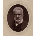 Etienne Carjat (1828-1906) - Victor Hugo, 1877 Woodburytype, flush mounted on card mount from