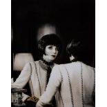 Mike Owen (b.1954) - Joan Collins, 1994 Gelatin silver print flush mounted to card, signed, titled