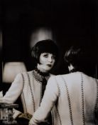 Mike Owen (b.1954) - Joan Collins, 1994 Gelatin silver print flush mounted to card, signed, titled