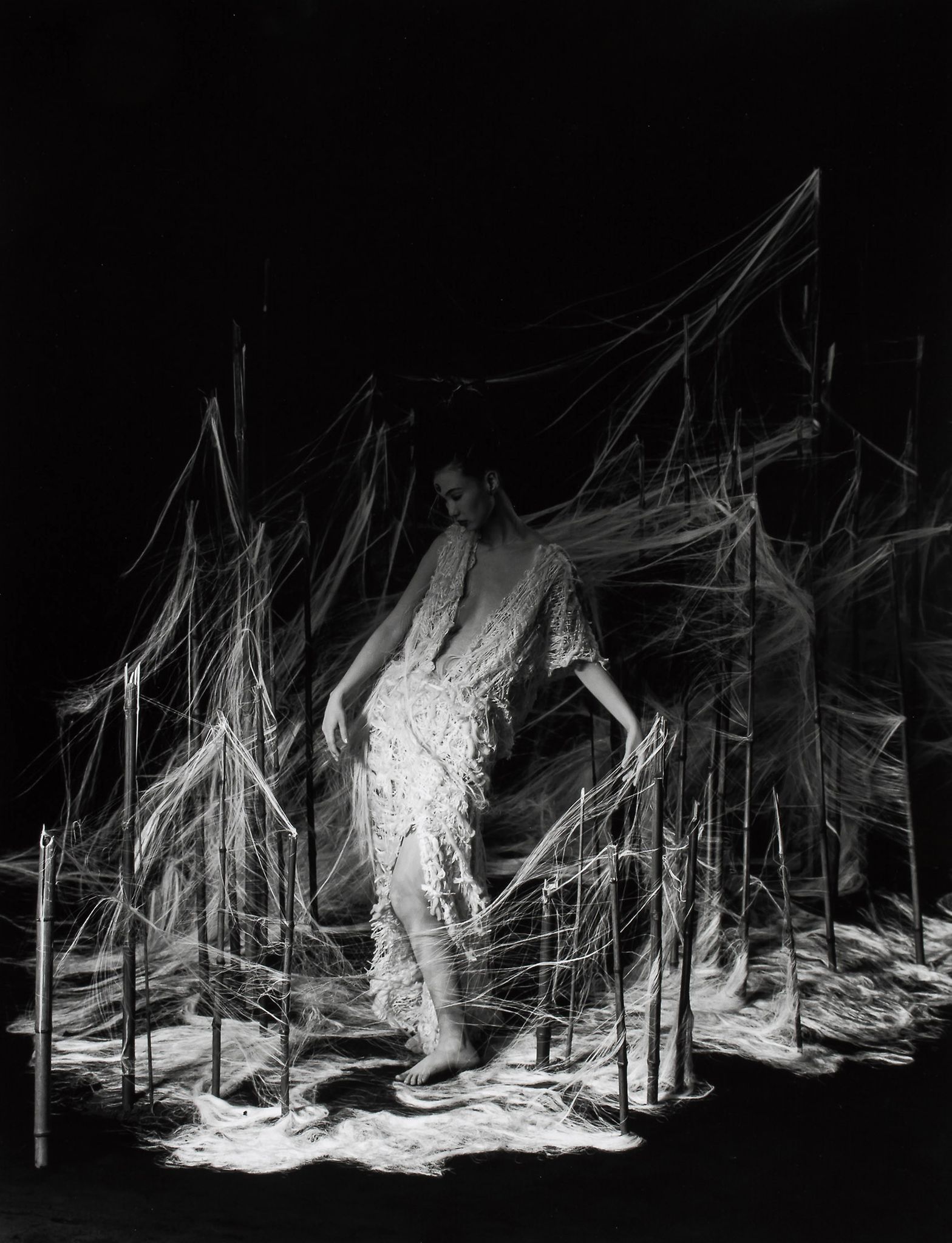 Bishin Jumonji (b.1947) - Kannon 1, 2, 3, 1993 Four gelatin silver prints, each with printed date, - Image 3 of 4